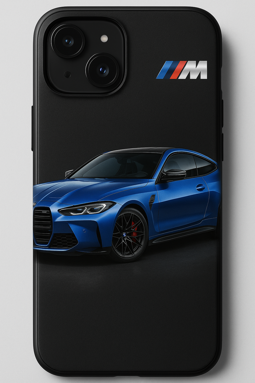 Funda iPhone 13 bmw m4 competition blue